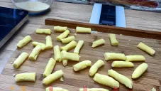 Bramborové krokety s rýžovou moukou