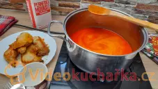 Kuře na smetaně a paprice