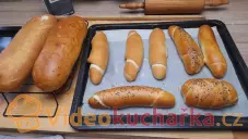 Rohlíky, housky nebo veky ze silné hladké Pernerky