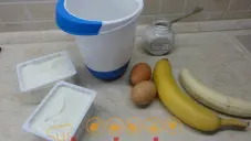 Koláč s banánovou náplní