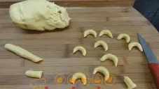 Vanilkové rohlíčky se sójovými suky