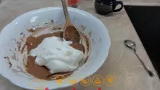 Čokoládový dortík s borůvkami