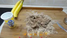 Nepečené kuličky s banánem
