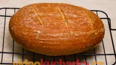 Kváskový chléb ze žitné celozrnné a špaldové mouky