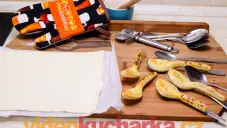 Lžičky na jednohubky z listového těsta