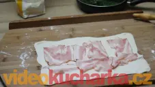Závin se špenátem a vejci