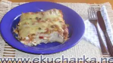 Závitky z těstovin na lasagne