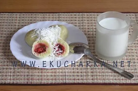 Kynuté ovocné knedlíky