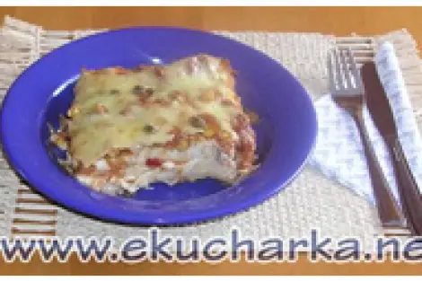 Závitky z těstovin na lasagne