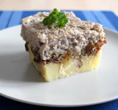 Fotka uživatele SumíšSumíšek k receptu Zapečené houby s kroupami a brambory