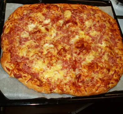 Fotka uživatele akrim k receptu Pizza s kuřecím masem a mozzarelou
