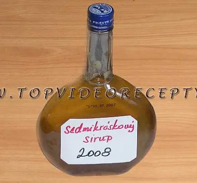 Sirup ze sedmikrásek