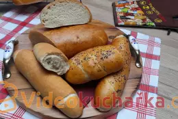 Rohlíky, housky nebo veky ze silné hladké Pernerky